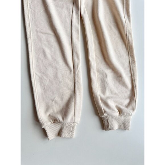 HEARTLOOM Ivory Cotton Terrry Sweatshirt Jogger Sweatsuit Set, Size XS/S - Picture 6 of 11